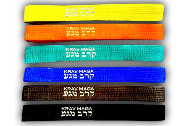 Krav Maga Embroidered Belts ( just belt not certificates )