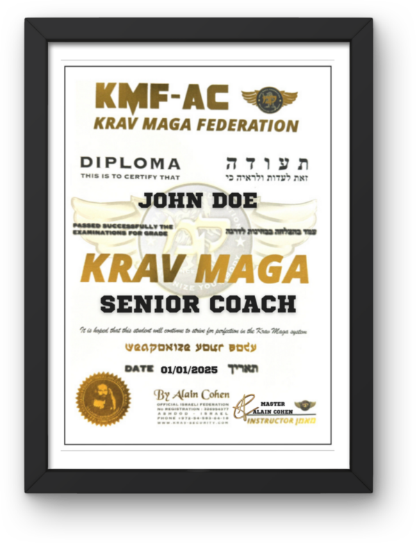 Krav Maga Senior Coach Certification