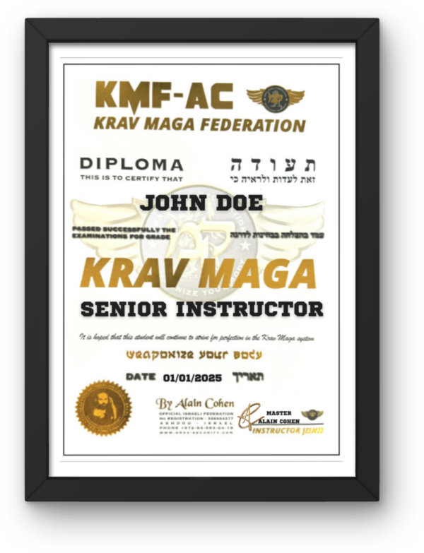 Krav Maga Senior Instructor Certification