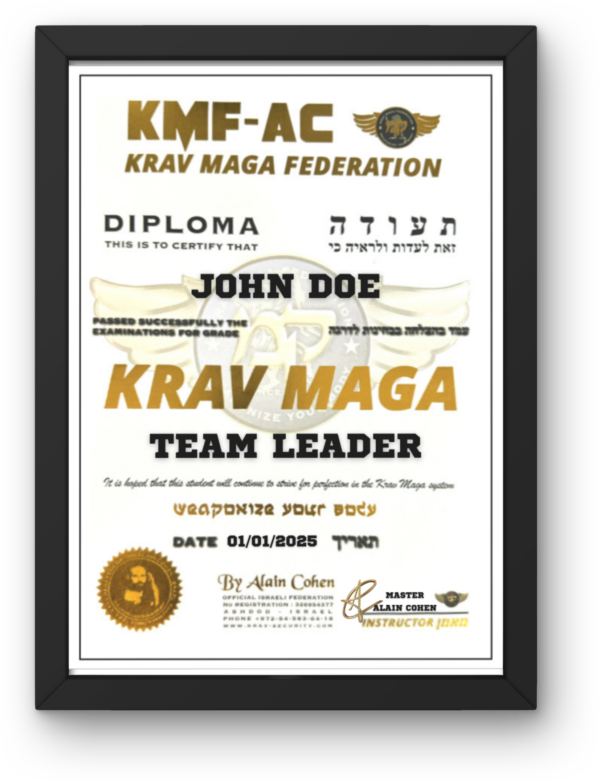 Krav Maga Team Leader Certification