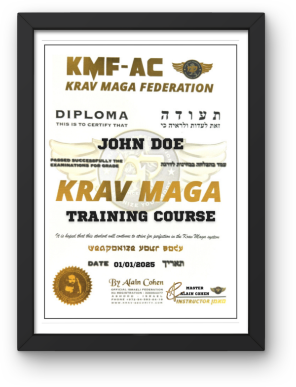 Krav Maga Training Course Certification